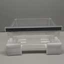 UPGRADED W11162443 Refrigerator Crisper Drawer Compatible with Whirlpool Crisper Drawer W11046494 Maytag Crisper Drawer Replacement WRS315SDHZ WRS321SDHZ WRS325SDHZ WRS315SDHM MSS25N4MKZ Upper Drawer
