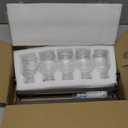 Mkono Propagation Stations with Metal Stand, Desktop Plant Terrarium Glass Planter Vase for Hydroponic Plants Flower Cutting Home Office Garden Decor Plant Lover Gifts, 5 Jars (Large)