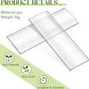 72 Pieces Clear Plastic Adhesive Shelf Tag & Price Label Holders for Supermarket, School, Library, Mailbox & Storage Bins(3 x 1 Inch)