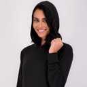 Real Essentials 3 Pack: Women's Dry Fit Long-Sleeve Hoodie Pullover Sweatshirt Pocket - Active Lounge