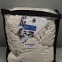 ULTICOR Reclining Love Seat with Middle Console Slipcover, 8-Piece Velvet Stretch Loveseat Reclining Sofa Covers, 2 seat Love seat Recliner Cover, Thick, Soft, Washable, Love seat Slipcovers (Ivory)