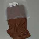 Retro Brown Cowhide Leather Work Gloves for Construction, Yardwork, Gardening with Reinforced Palm for Men & Women (Large)