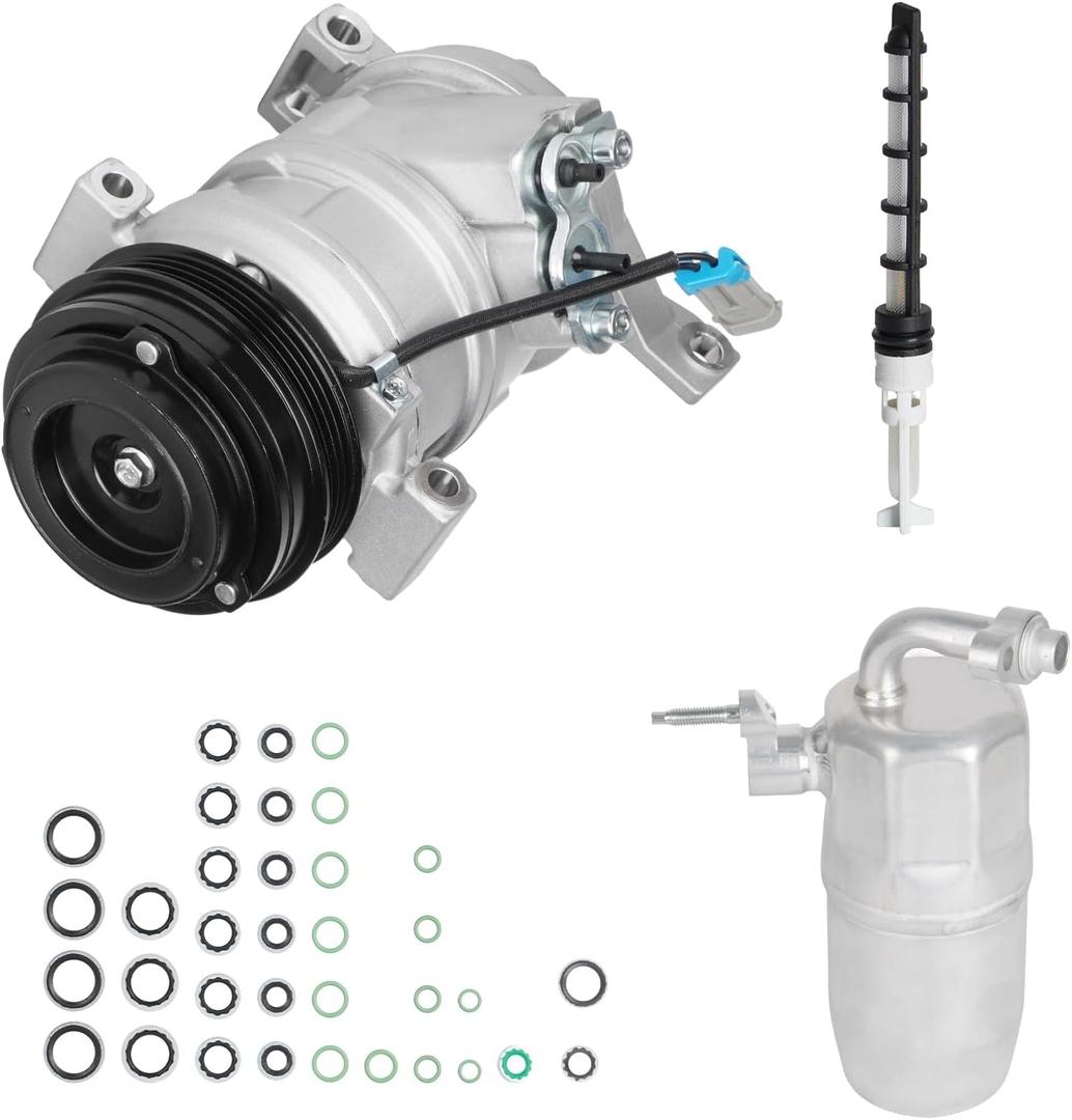 AC Air Conditioner Compressor Repair Kit fit for Chevrolet Silverado 1500,1500 HD,2500 HD,3500,fit for GMC Sierra 1500/1500/HD/2500 HD,fit for Cadillac Escalade EXT 2002-2006,for KT-4052