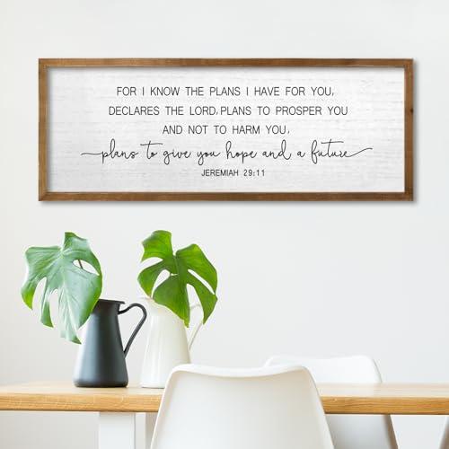 TQianJiang Inspirational Quote Wall Decor I Still Remember the Days I Prayed Sign 24"×10" Grateful Motivational Art for Living Room Bedroom Office Large Modern Wood Framed Wall Hanging (Wood)