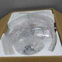 Ceiling Fans with Lights and Remote, 20'' Low Profile Flush Mount Ceiling Fan with 6 Speeds & 3 Color Temperature, 3000-6500K Dimmable Led Fandelier for Bedroom Livingroom, White