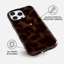 NITITOP Compatible with iPhone 16 Pro Max Case Magnetic Compatible with MagSafe Cute Leopard Amber Aesthetic Tortoise Design for Women Men Girls Soft TPU Shockproof Protective Cover - Brown
