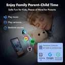 160GB Android MP3 Player with Bluetooth and WiFi, 4.5" Touchscreen MP4 Music Player with Spotify Kids, Amazon Music, YouTube, Pandora, Audible, Google Play, Speaker, Parental Control, Up to 1TB
