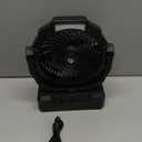 Wavmill Battery Operated Fan [200H Max], 2 in 1 D-Cell Battery & USB Powered Fans, Portable Camping Fan with 4 Speeds, Light, Timer, Remote for Outdoor Tent, Travel, Picnic, Office, Bedroom - Black