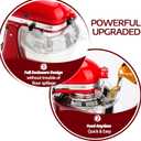 Pouring Shield for KitchenAid Tilt Head 4.5-5QT Stainless Steel (Only),Safety Pouring Shield,Splatter Guard for kitchenaid mixer bowl,Kitchen Aid Stand Mixers,kitchen aid Accessories and Attachments