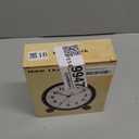 5 Inch Vintage Retro Analog Alarm Clock, Super Silent Non-Ticking Battery Operated Small Clock for Desk,Bedroom,Bedside,Living Room,Gift Clock