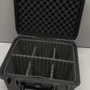 Card Case Sports Graded Trading Card Storage Box for PSA BCW MTG Tmnt TCG Zion Magnetic Card, Waterproof Hard Carrying Case Card Protective Organizer for Rigid Card Sleeve Collector (6 Adj-Zones/ Fits 5.75" High Cards)