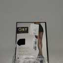 G&Y Women's Backseam Sheer Tights - 20D Control Top Pantyhose with Reinforced Toes (Black)