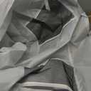 3 plastic covers with pockets and velcro straps. Size 72"×112"