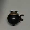 2 Inch Antique Brass Ball Casters, Vintage Caster Wheels, Swivel Plate Caster with Brake, Set of 4 Furniture Wheels for Sofa, Coffee Table, Cabinet, Kitchen Cart