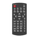 Remote Control for WONNIE Large Portable DVD Player W-1468/W-1458