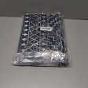 Wonnitar Moroccan Bathroom Rug,Washable 2x3 Small Bath Mat, Boho Tribal Soft Kitchen Sink Mat, Non-Slip Geometric Entry Way Rug, Low-Pile Indoor Carpet for Bedside Entrance Laundry (Blue,2'x3')