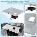 Grease Tray with Catch Pan for Nexgrill 2-Burner Replacement Parts 720-0864R, 720-0864RA, Drip Pan for Nexgrill 2 Burner 720-0864RA Grease Tray Replacement
