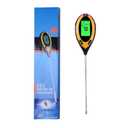 Generic Quadruple-in-One Soil Tester: Soil PH Meter, Soil Acidity & Alkalinity PH Value Analyzer, Temperature & Humidity Gauge, and Moisture Meter