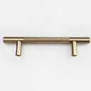 SORWDUERM 5 Pack 3.78 Inch(96mm) Brushed Gold Cabinet Handles Knurled Kitchen Cabinet Pulls Cupboard Kitchen Hardware Drawer Pulls Dresser Handles