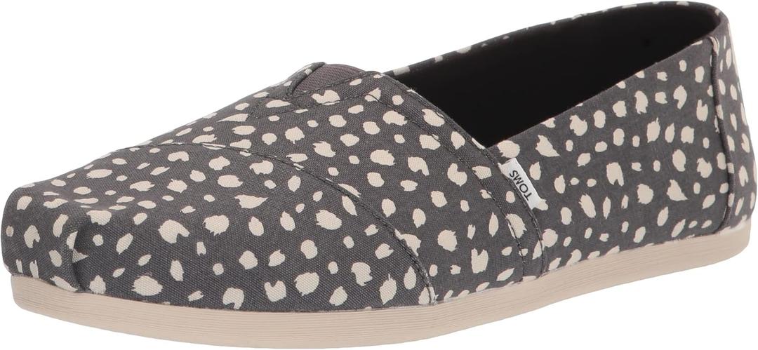 TOMS Alpargata 3.0 Loafer Flat, Forged Iron Tiny Cheetah Print