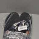 VeraCosy Men's Moccasin Slippers Comfy Soft Durable Slip-on Indoor Memory Foam House Shoes (11-12, Matt Black)