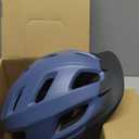 Retrospec Lennon Adult Bike Helmet with LED Safety Light Adjustable Dial & Removable Visor - Adjustable Bicycle Cycling Helmet for Men & Women (One Size, Matte Navy)
