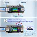 Treedix USB-C QC PD3.0 Trigger Board Module Type-C Female Interface 5V/9V/12V/15V/20V 5A Adjustable Voltage Power Supply Compatible with PD2.0/PD3.0,QC2.0/QC3.0,BC1.2