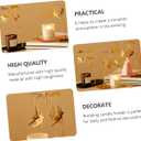 Beaupretty Rotary Candle Holder Fairy Rotating Candle Holder Flying Angels Tea Lights with Tray Candlestick Ornament for Wedding Party Christmas Festival Home Decor