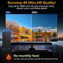 2025 TV Antenna, 999+ Mile Long Range TV Antenna for Smart TVs and All Older TVs, Indoor Outdoor Clear Digital Antenna with 4K 1080p Support - Coaxial 33FT Cable and Amplifier