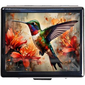 7 Days Chromed Shiny Silver Pill Organizer with Mirror Inside Has 8 Separate Compartments Rectangle,Versatile Storage for Medication - Ideal Travel Accessory (The Bird) 7 Days Chromed Shiny Silver Pill Organizer with Mirror Inside Has 8 Separate Compartments Rectangle,Versatile Storage for Medication - Ideal Travel Accessory (The Bird)