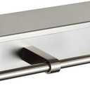 Double Toilet Paper Holder with Shelf Brushed Nickel Toilet Paper Holder Wall Mounted