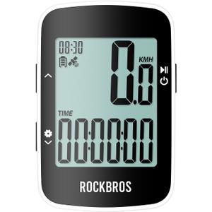 ROCKBROS Bike Computer Bike Speedometer GPS Wireless Cycling Computer with Bluetooth, IPX7 Waterproof,600mAH Battery and 2.3" Large Display