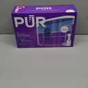 PUR 30-Cup Countertop Water Filter Dispenser, 1 Genuine PUR Filter, 2-in-1 Powerful Filtration, Lasts 2 Months or 40 Gallons, Dishwasher Safe, White/Blue (DS1800Z)
