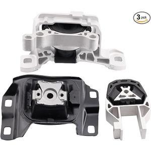 Engine Motor and Transmission Mount Kit Compatible with 2013-2016 Escape 1.6L & 2017-2019 Escape 1.5L & 2014-2017 Transit Connect 1.6L OE CV616F012GA CV6Z6068A AV6Z6068A A5592 A5612 A5520 Set of 3