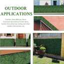 Artificial Ivy Privacy Fence Screen: 72"x 144" (72 SQFT) 4-Layer Leaf UV-Anti Faux Greenery Boxwood Backdrop Ivy Vine Leaf Panels for Outdoor, Indoor, Garden, Backyard and Decor