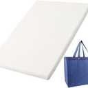 UBMSA Pack and Play Mattress (38"x26") with Soft Washable Breathable Cover, Waterproof, CertiPUR-US Certified Foam - Portable Foam Mini Crib Mattress for Baby Toddler