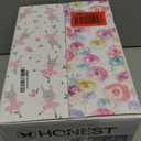 The Honest Company Comfort Dry Disposable Diapers for Sensitive Skin, Hypoallergenic, Rose Blossom + Tutu Cute, Club Box Size Newborn 72 Count