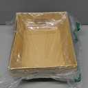 10 Pack Empty Gift Basket with Handle 9.84" X 8.39" Thick Cardboard Baskets For Gifts Empty Market Trays To Christmas Thanksgiving Fill Package Wrapping Wedding Birthday Easter Farmers Market