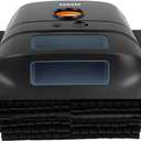 Cordless Robotic Pool Vacuum Cleaner, Intelligent Route Planning, Wall & Waterline Climbing, 90-Min Runtime, for Above Ground/Inground Pools up to 1614 sq. ft, APP Support,Orange