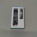 Wepro Silver Metal Strap for Galaxy Watch 7 Band for Samsung Watch 6 bands 6 Classic 47mm 43mm 5 4 44mm 40mm FE 5 Pro 45mm 4 Classic 46mm 42mm Stainless Steel Men Women 20mm Band Quick Release