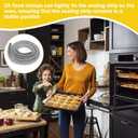 Range Oven Door Gasket W10162384 Compatible With Whirlpool Maytag KitchenAid Jenn-Air Amana Kenmore Magic Chef, Replacing 7201P046-60 W10162384 1469016 AP6016005PS11749287EAP11749287