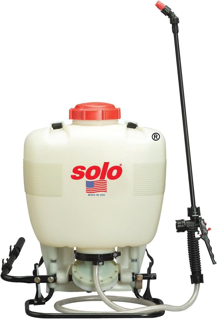SOLO 475-B BACKPACK SPRAYER, 4 GALLON, DIAPHRAGM - BLEACH RESISTANT