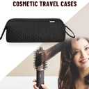 KarSyon Shark Flex Style Case for Dyson Airwrap Hair Dryer Brush Revlon Hair Tools Travel Bag Carrying Case Flat Curling Iron Organizer (Black)
