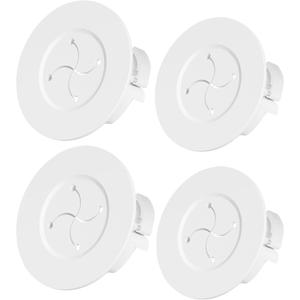 in Wall Cable Management Kit, White Wire Hider to Hide Cords Wall Mounted TV, 3inch Easy Install Cord Covers Kit, Cord Hiding for Wall - 4Pack Suitable for HDMI, TVs, Desks, Audio
