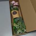 Floroom Artificial Greenery Stems Box Set, 45pcs with 6 Kinds of Faux Greenery Flowers Picks for DIY Bridal Bouquets Wedding Floral Arrangement Table Centerpieces, Dusty Rose & Green