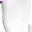 Bidet Toilet Seat with IInstant Warm Water Elongated (white)