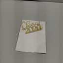 Mirror Gold Acrylic Happy New Year 2026 Cake Topper, Cheer to 2026, New Years Eve Party Decorations,Happy New Year Party Cake Decorations