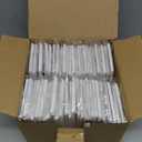 CML Decorator Wall Plates, 50 Pack Electrical Outlet Receptacle Covers, 1-Gang Switch Plates, Standard Size 2.76 x 4.5, Impact Resistant, UL Listed, White, Contractor Pack