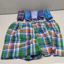 Fruit of the Loom Men's Tag Free Woven Boxer Shorts, Relaxed Fit, Moisture Wicking, Assorted Color Multipacks
