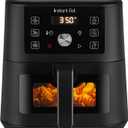 Instant Pot 4Qt VORTEX 6-in-1 Mini Air Fryer, Custom Program Options, Air Fry, Broil, Roast, Dehydrate, Bake, Reheat, Black, 4 Quarts